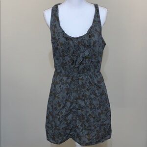 Xhilaration floral sleeveless grey d…